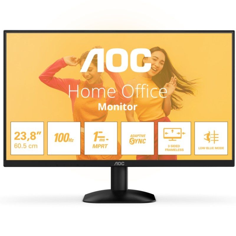 Monitor AOC 24B35HM2 24'/ Full HD/ Negro