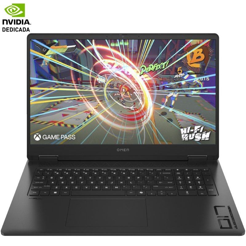 Portátil Gaming HP Omen 17-DB0019NS Ryzen 9 8945HS/ 32GB/ 1TB SSD/ GeForce RTX 4060/ 17.3'/ Sin Sistema Operativo