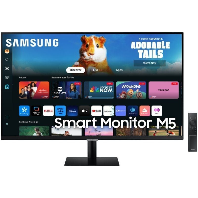 Smart Monitor Samsung M5 S32DM502EU 32'/ Full HD/ Smart TV/ Multimedia/ Negro