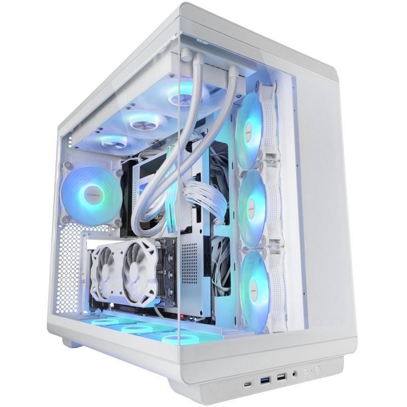Caja Gaming Torre Mars Gaming MC-REV/ Blanca