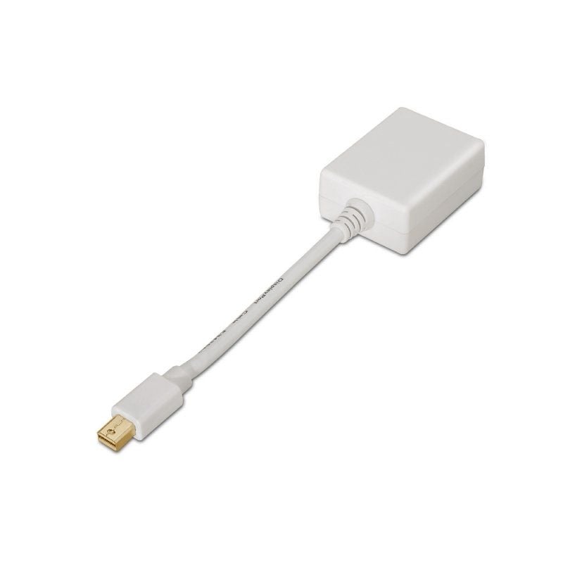 Conversor Aisens A125-0136/ Mini DisplayPort Macho - VGA Hembra/ 15cm/ Blanco