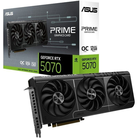 Tarjeta Gráfica Asus Prime GeForce RTX 5070 OC Edition/ 12GB GDDR7