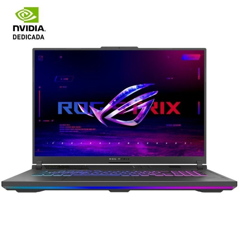 Portátil Gaming Asus ROG Strix G18 G814JIR-N6002 Intel Core i9-14900HX/ 32GB/ 1TB SSD/ GeForce RTX 4070/ 18'/ Sin Sistema Operativo