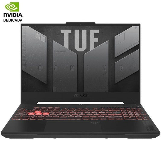 Portátil Gaming Asus TUF Gaming A15 TUF507NUR-LP110 Ryzen 7 7435HS/ 16GB/ 512GB SSD/ GeForce RTX 4050/ 15.6'/ Sin Sistema Operativo