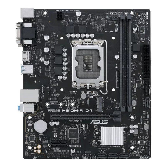 Placa Base Asus Prime H610M-R D4 Socket 1700/ DDR4/ PCIe 4.0/ Micro ATX/ Bulk