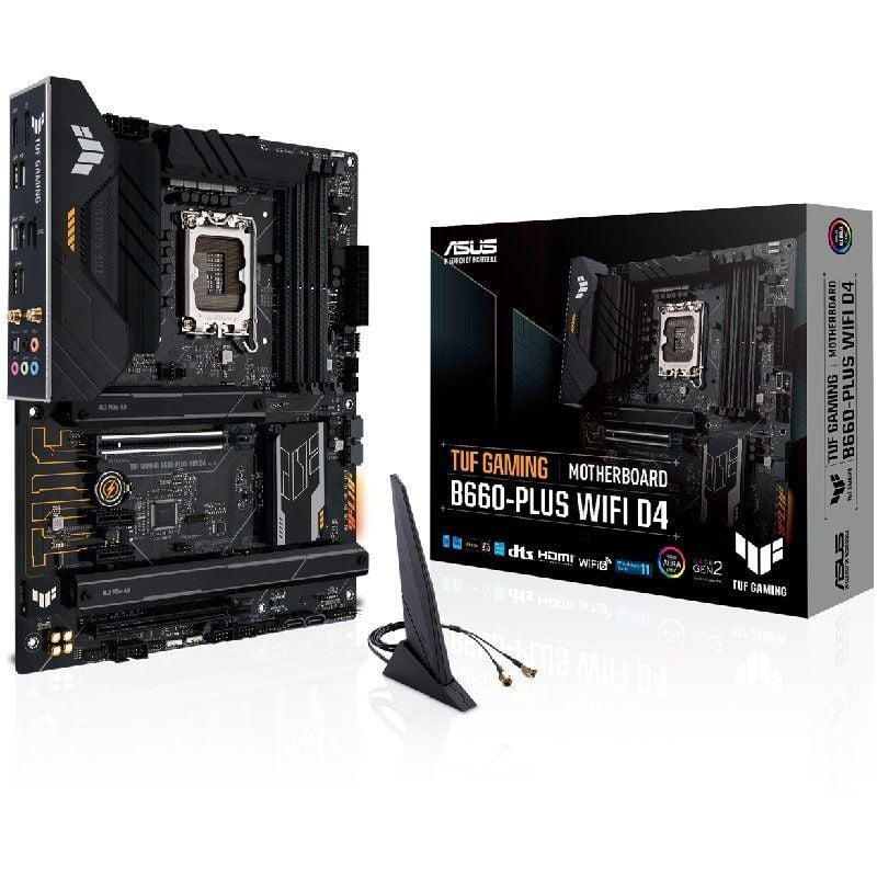 Placa Base Asus TUF GAMING B660-PLUS WIFI D4/ Socket 1700