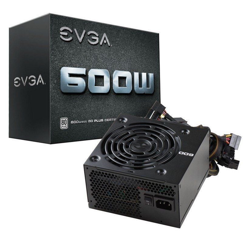 Fuente de alimentación EVGA 600W/ 600W/ Ventilador 12cm/ 80 Plus