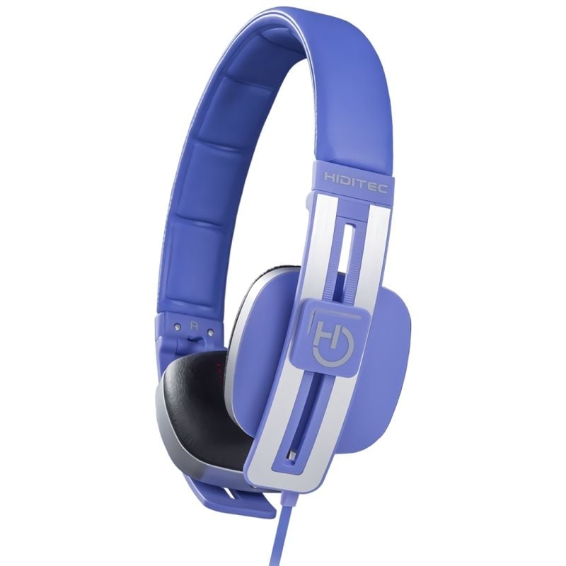 Auriculares Hiditec Wave WHP010003/ con Micrófono/ Jack 3.5/ Azules