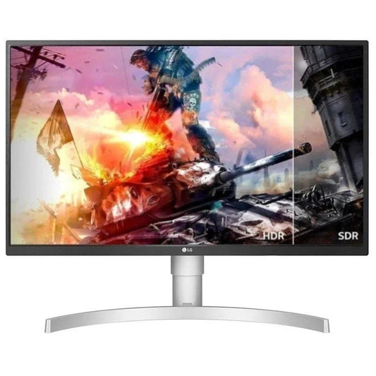 Monitor Gaming Polivalente LG 27UL550P-W 27'/ 4K/ 5ms/ 60Hz/ IPS/ Regulable en altura/ Plata