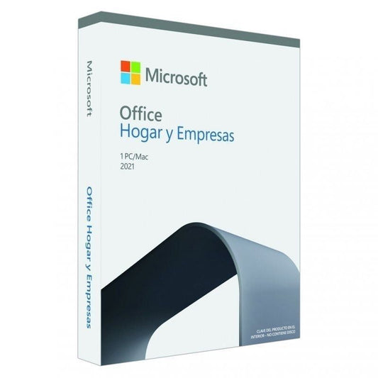 Microsoft Office Hogar y Empresas 2021/ 1 Usuario/ Licencia Perpetua