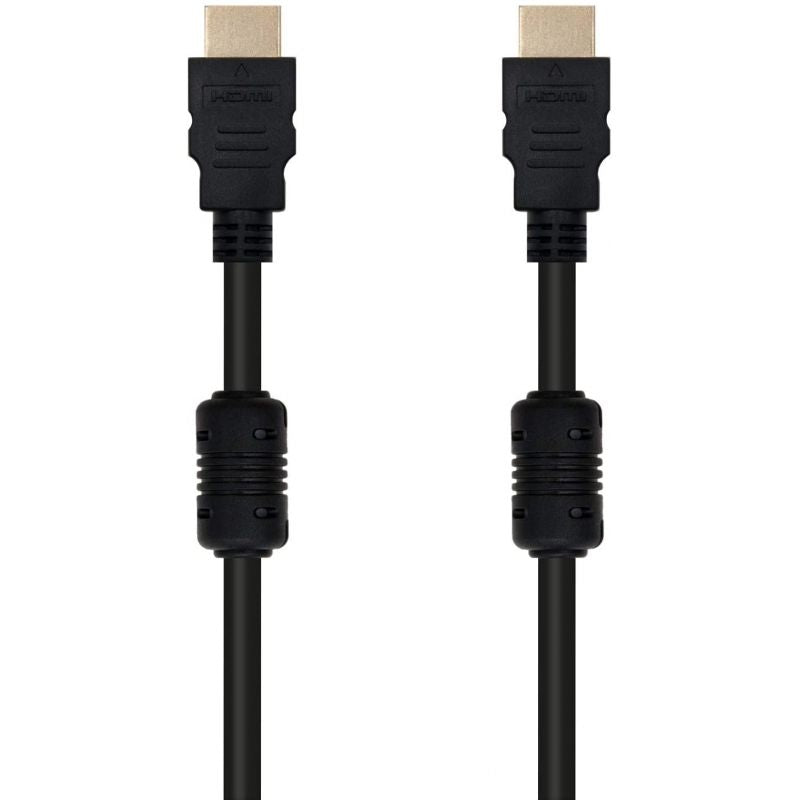 Cable HDMI 1.4 Nanocable 10.15.1810/ HDMI Macho - HDMI Macho/ 10m/ Negro