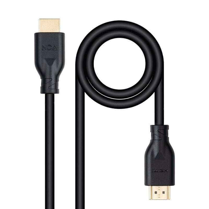 Cable HDMI 2.0 4K CCS Nanocable 10.15.3900/ HDMI Macho - HDMI Macho/ 50cm/ Negro