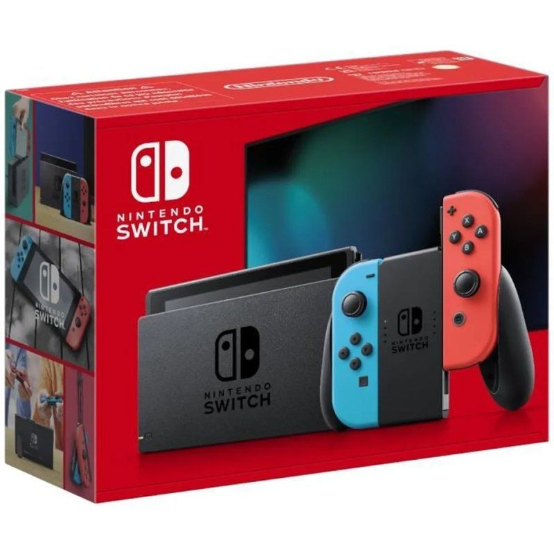 Nintendo Switch Azul Neón/Rojo Neón 2022/ 2 Mandos Joy-Con