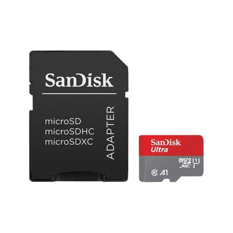 Tarjeta de Memoria SanDisk Ultra 64GB microSD XC con Adaptador/ Clase 10/ 140MBs