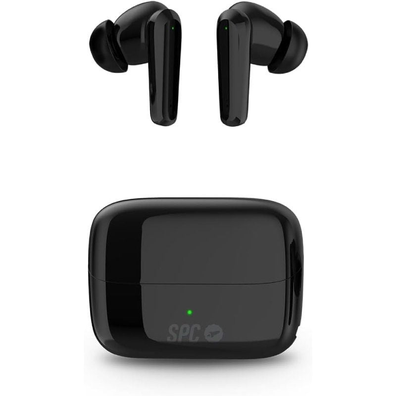 Auriculares Bluetooth SPC Ether 2 Pro con estuche de carga/ Autonomía 6.5h/ Negros