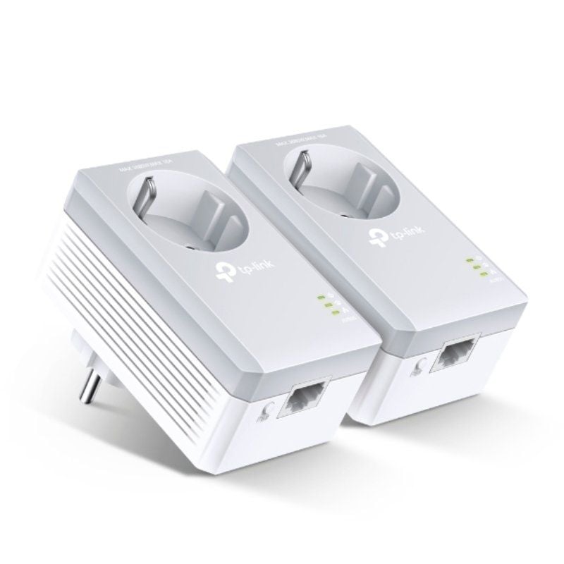 Adaptador Powerline TP-Link TL-PA4010P KIT 600Mbps/ Alcance 300m/ Pack de 2