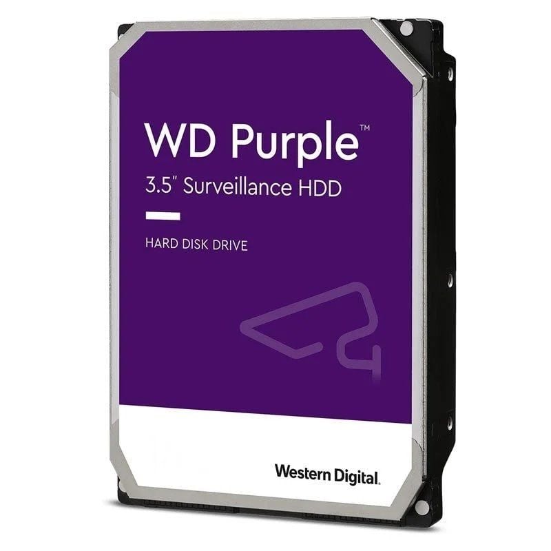 Disco Duro Western Digital WD Purple Surveillance 1TB/ 3.5'/ SATA III/ 64MB